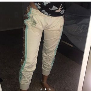 White kappa pants